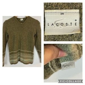 Vintage Lacoste Wool Sweater Size 36